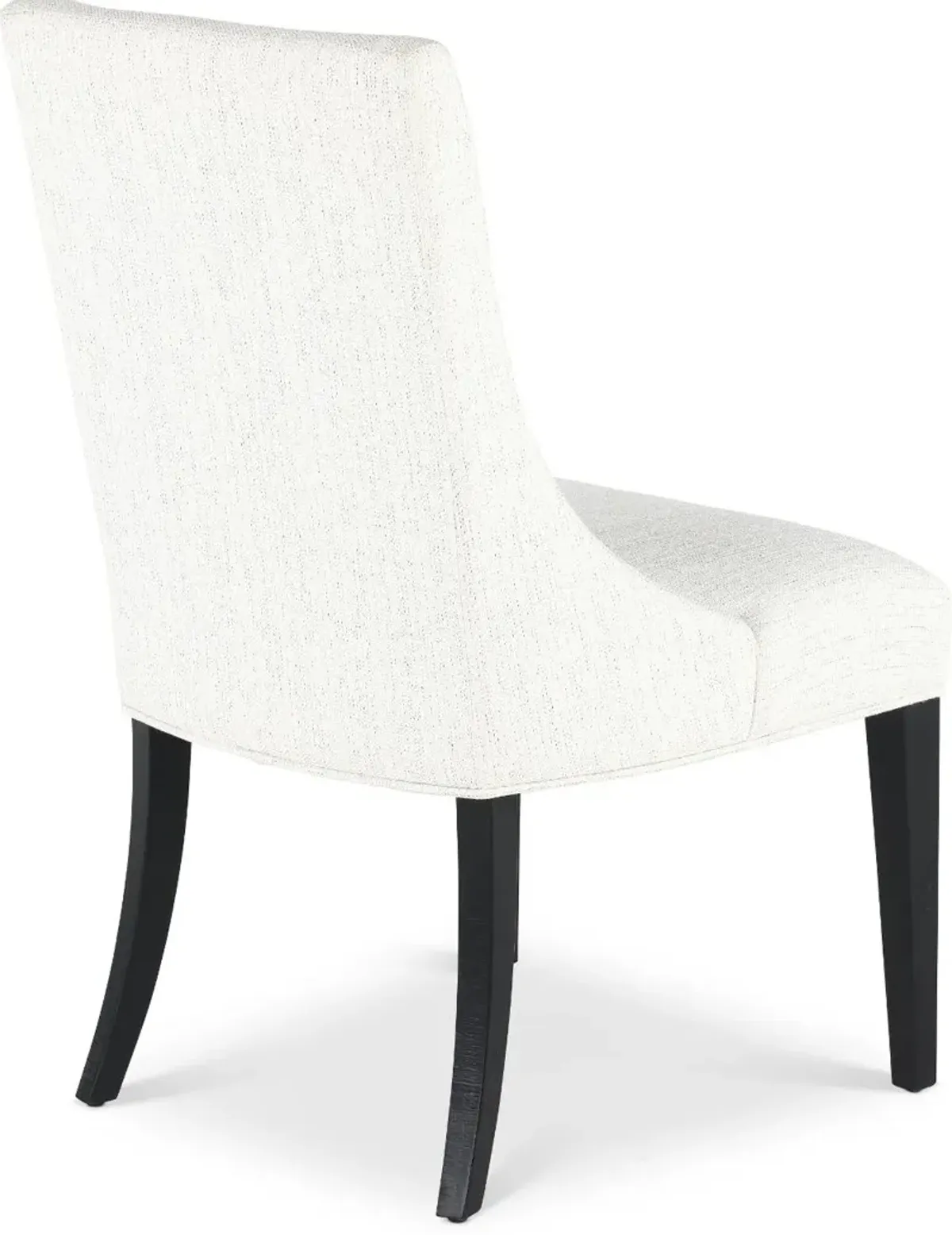 Callahan Black and Off-White Upholstered Dining Chair