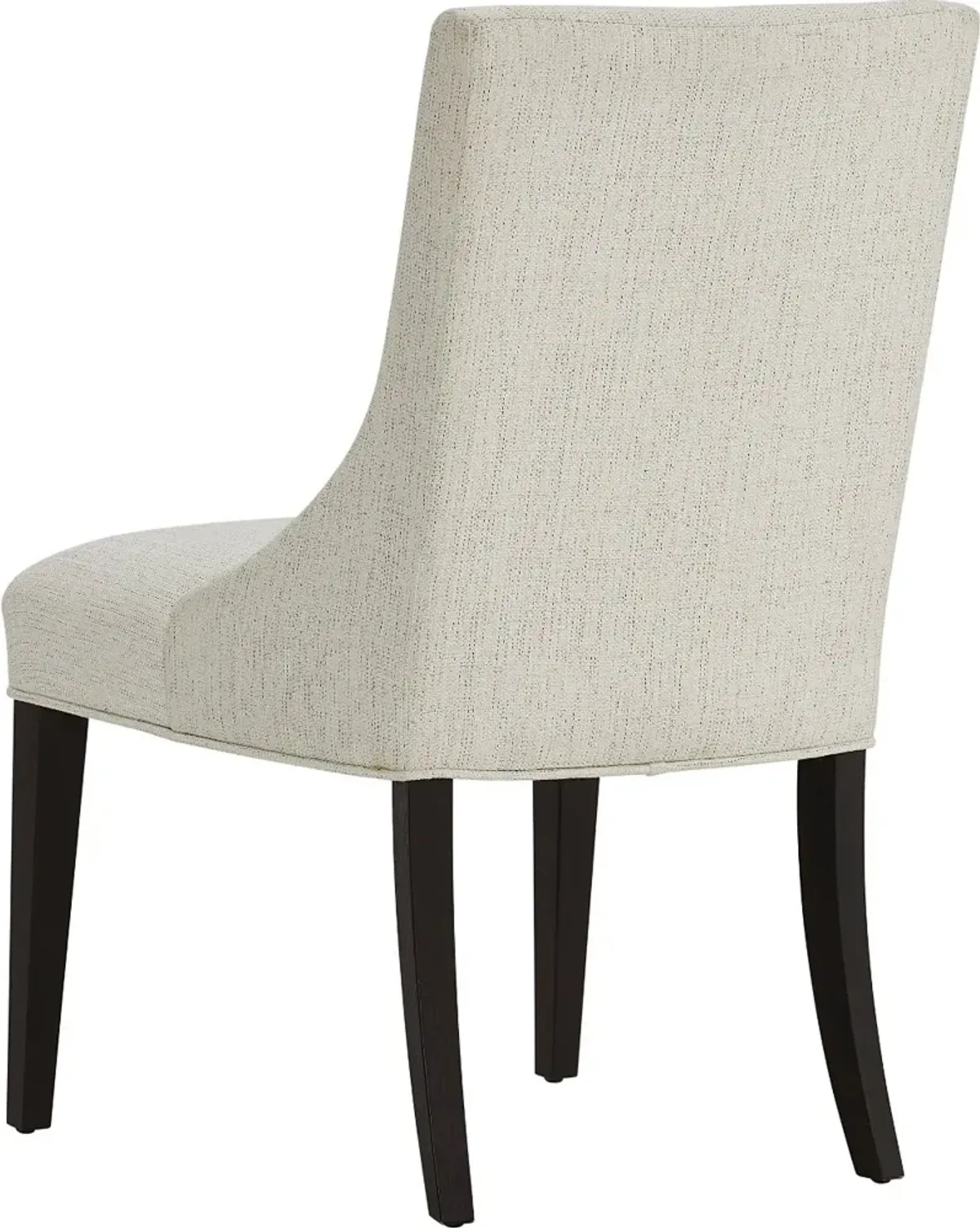 Callahan Black and Off-White Upholstered Dining Chair