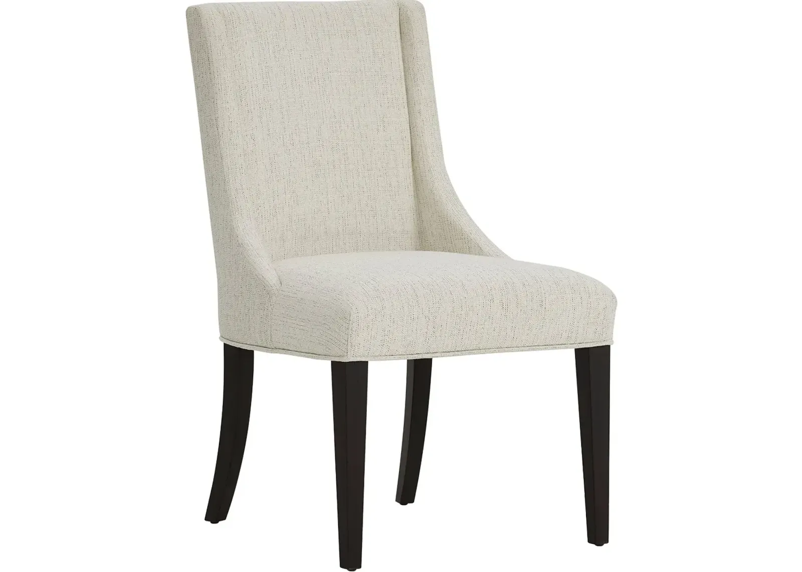 Callahan Black and Off-White Upholstered Dining Chair