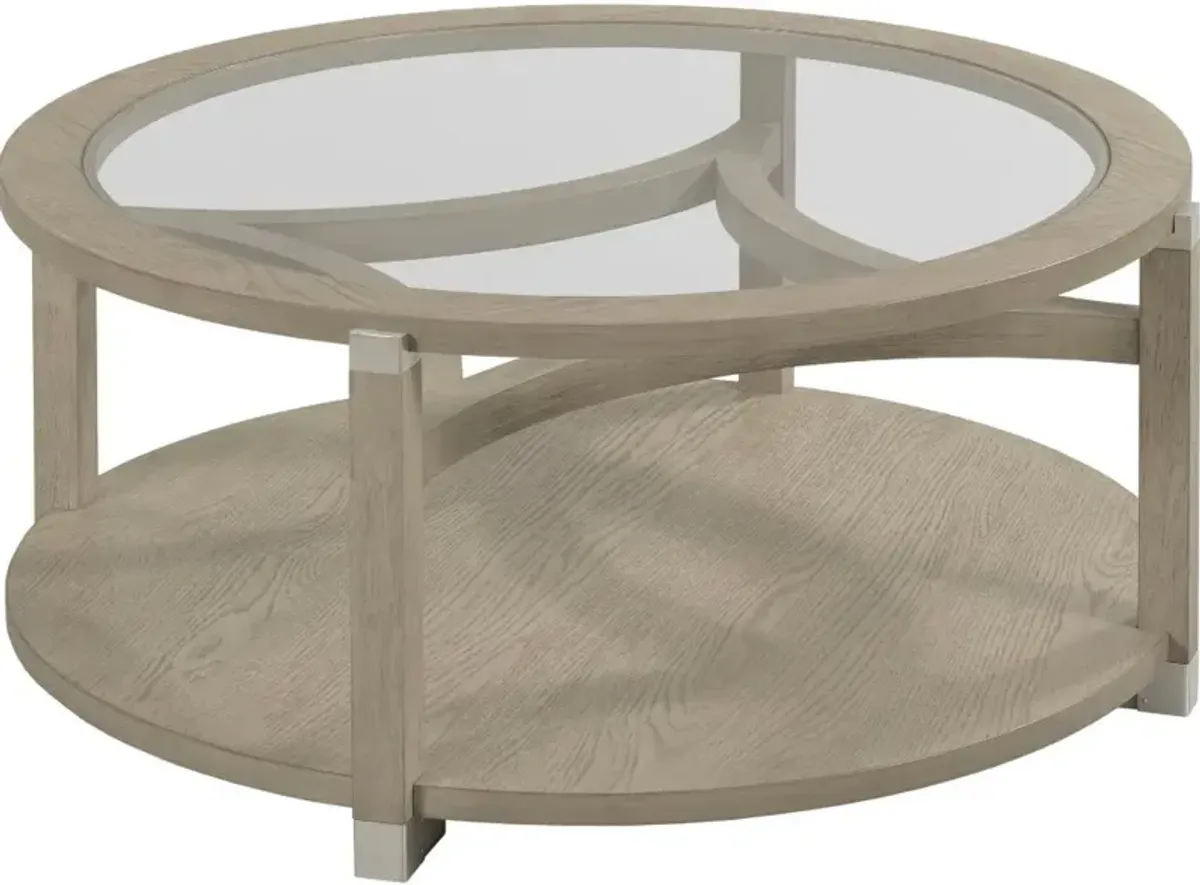 Solstice Soft Beige Round Coffee Table