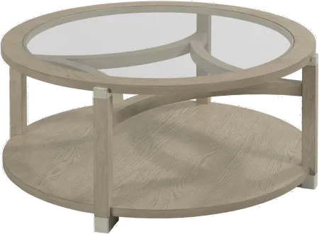 Solstice Soft Beige Round Coffee Table
