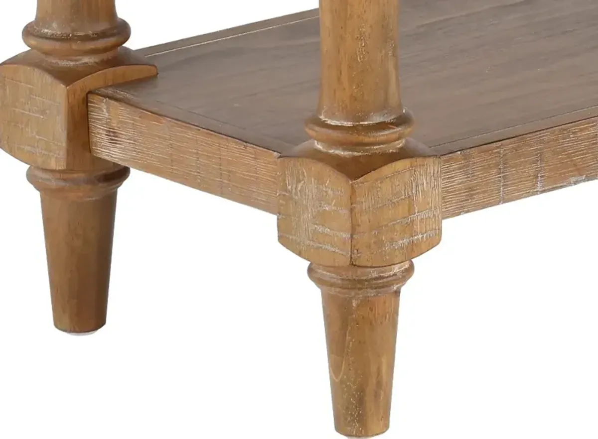 Augusta Brown Sofa Table