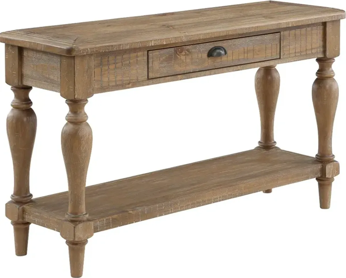 Augusta Brown Sofa Table