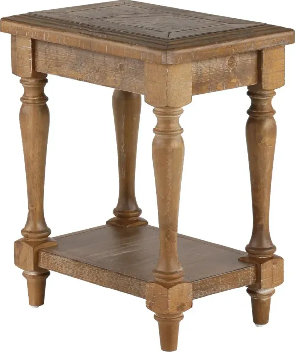Augusta Brown Chairside Table