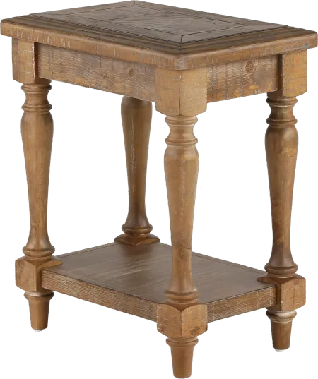 Augusta Brown Chairside Table