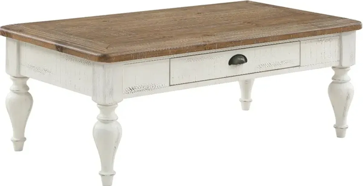 Augusta White Coffee Table