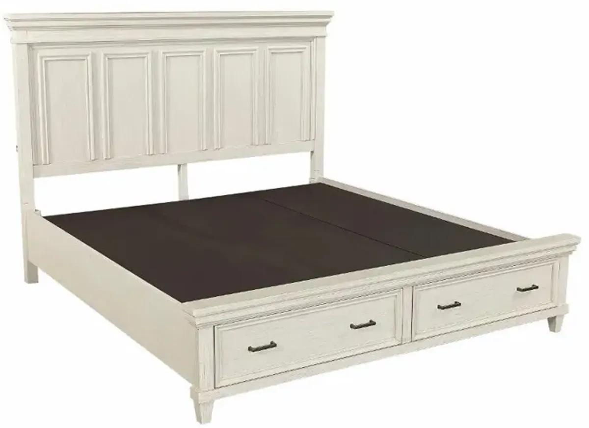 Carmen Ivory Queen Storage Bed