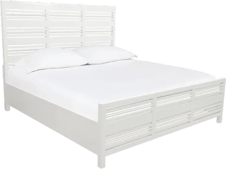 Retreat White King Bed