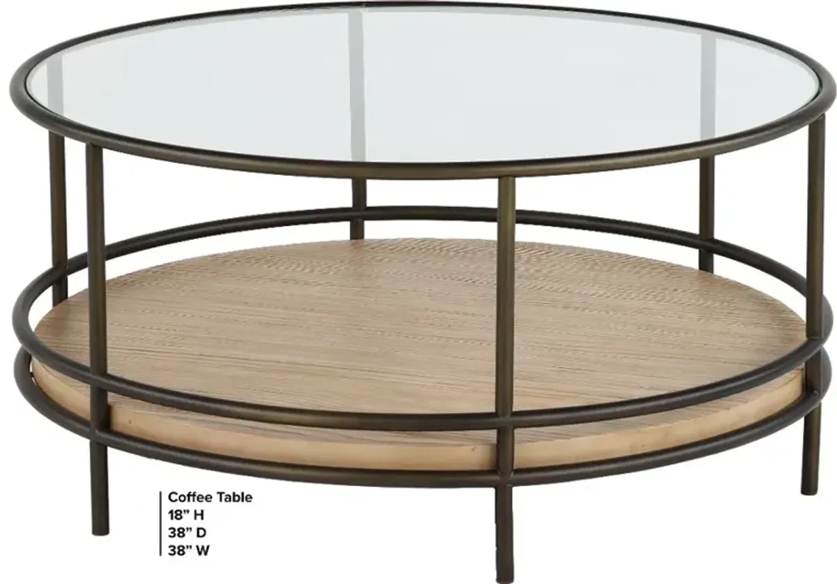 Cena Natural Round Coffee Table