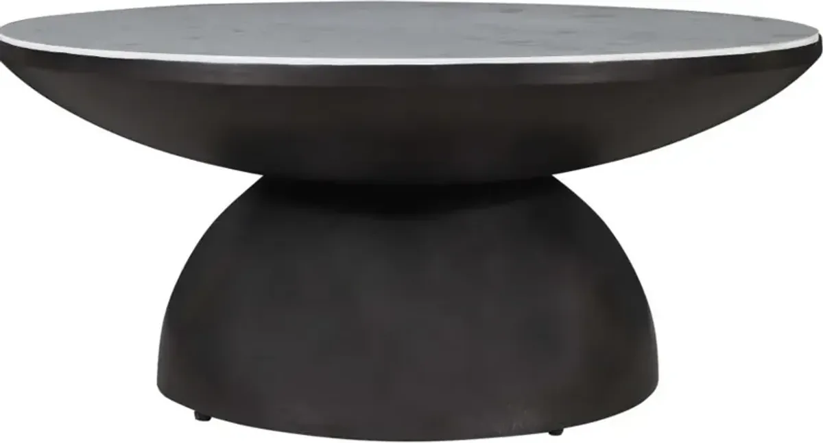 Circularity Black and White Coffee Table