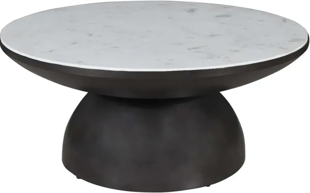 Circularity Black and White Coffee Table