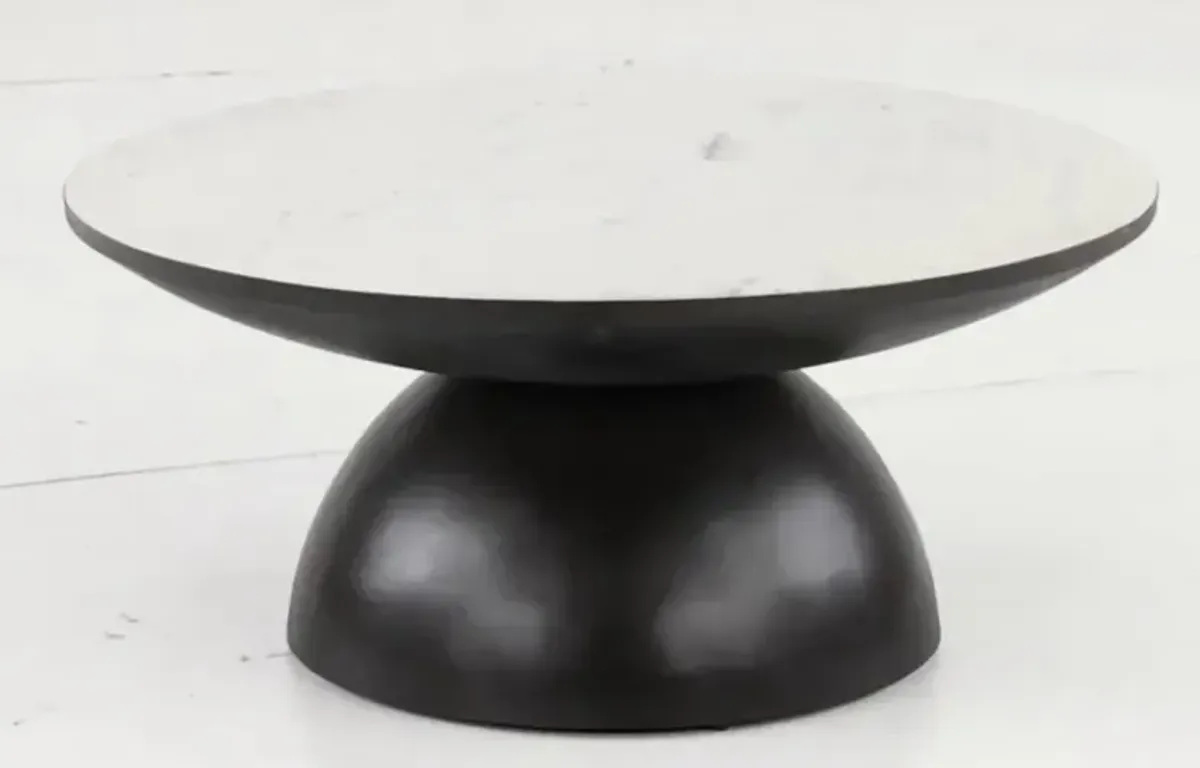 Circularity Black and White Coffee Table