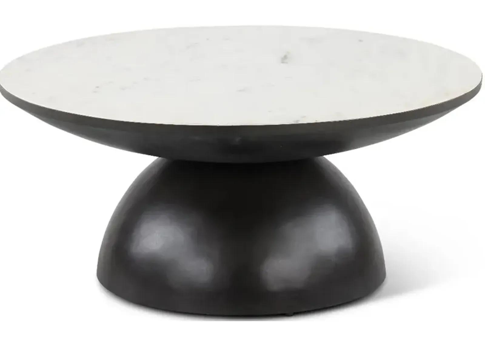 Circularity Black and White Coffee Table