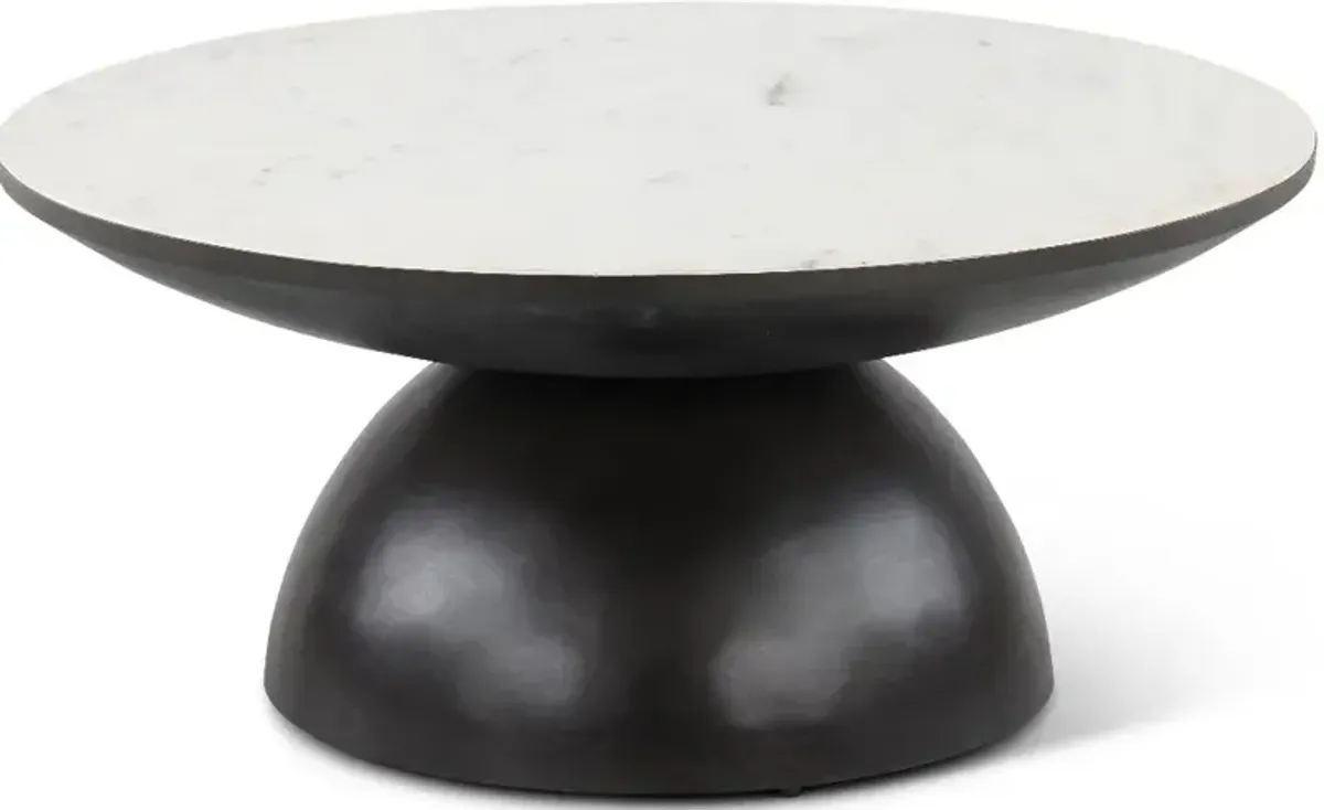 Circularity Black and White Coffee Table