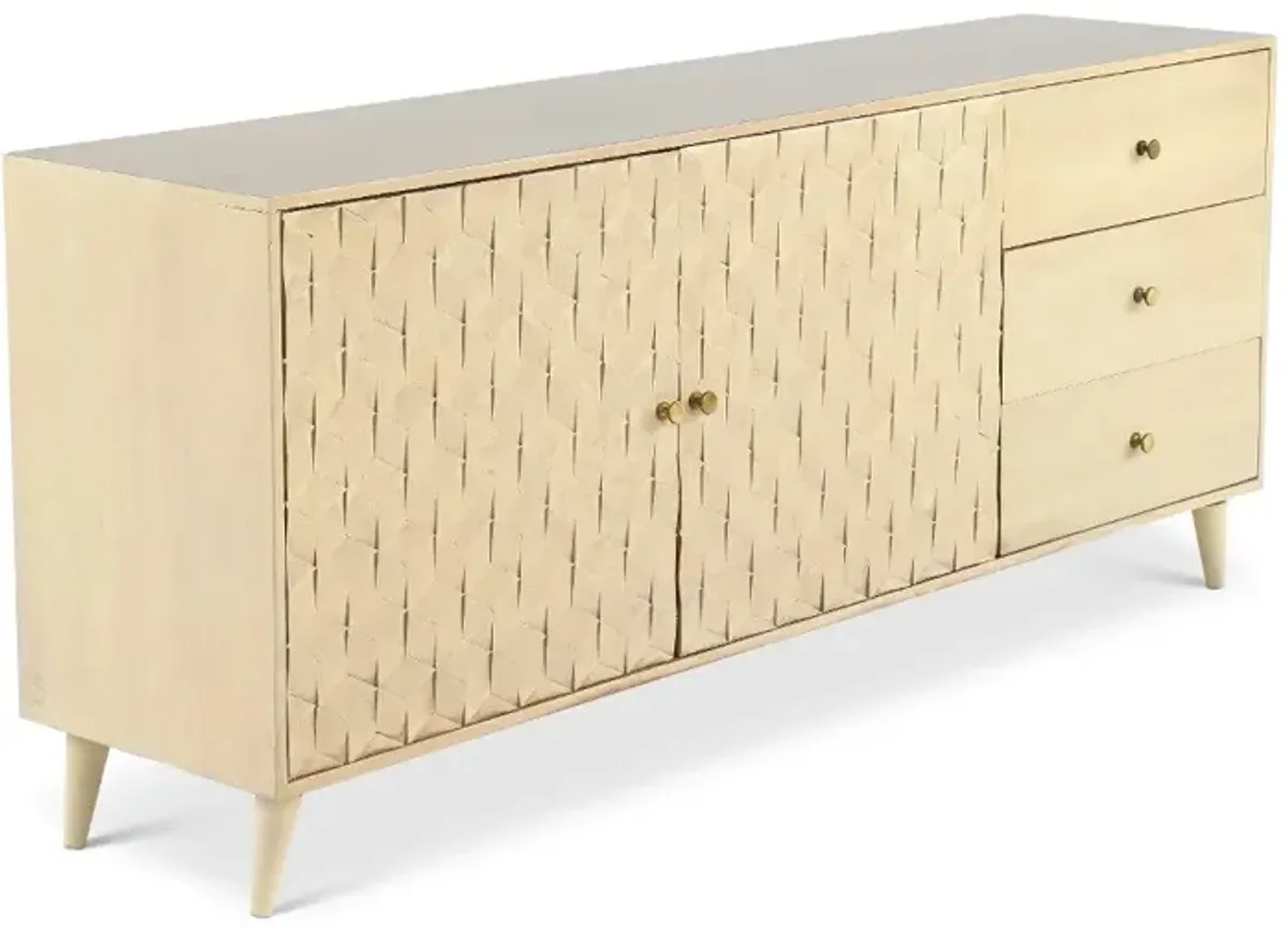 Maja Light Natural Drawer and Door Cabinet