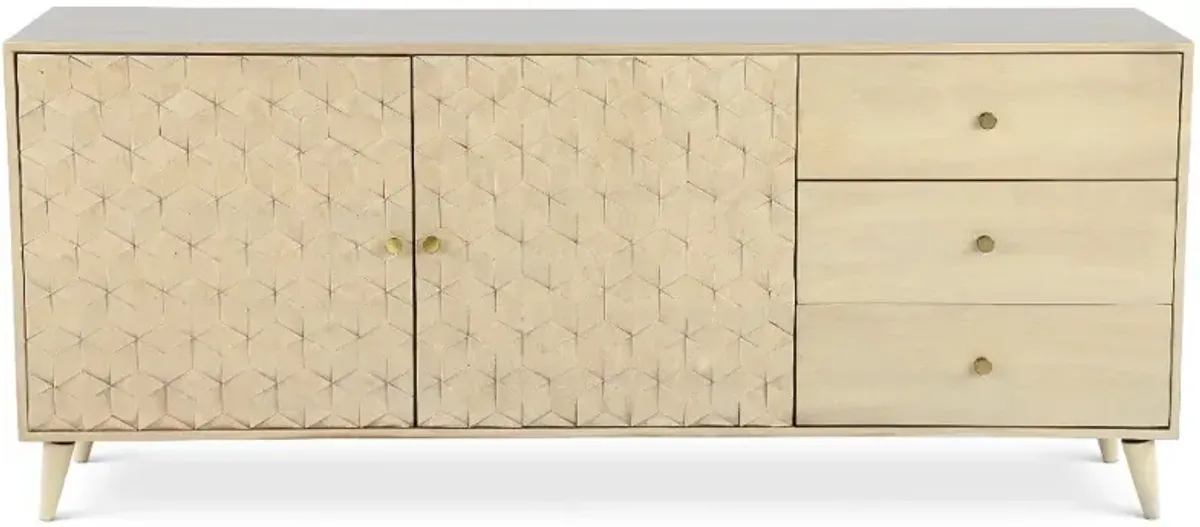 Maja Light Natural Drawer and Door Cabinet