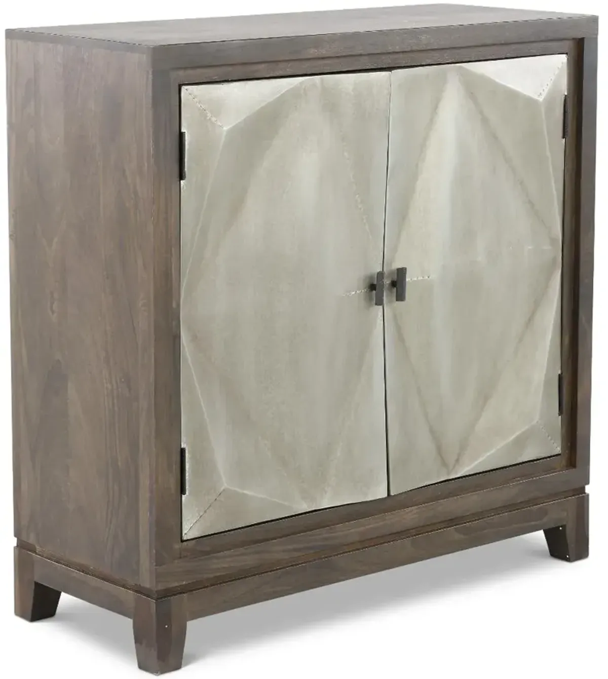 Lessard Dark Brown 2-Door Accent Cabinet