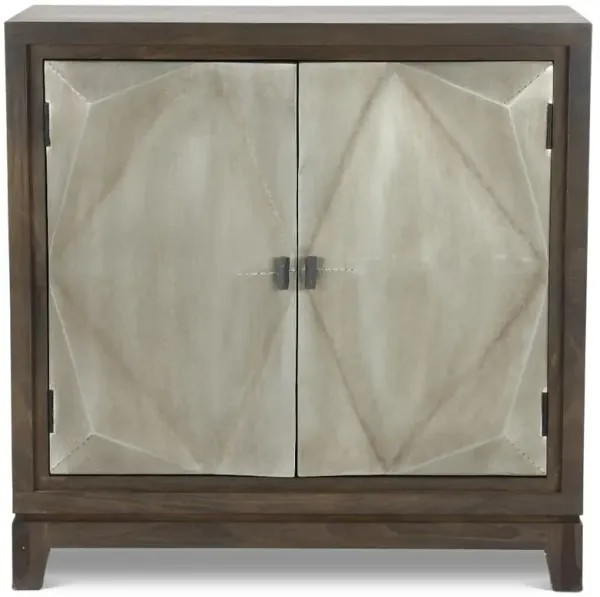 Lessard Dark Brown 2-Door Accent Cabinet