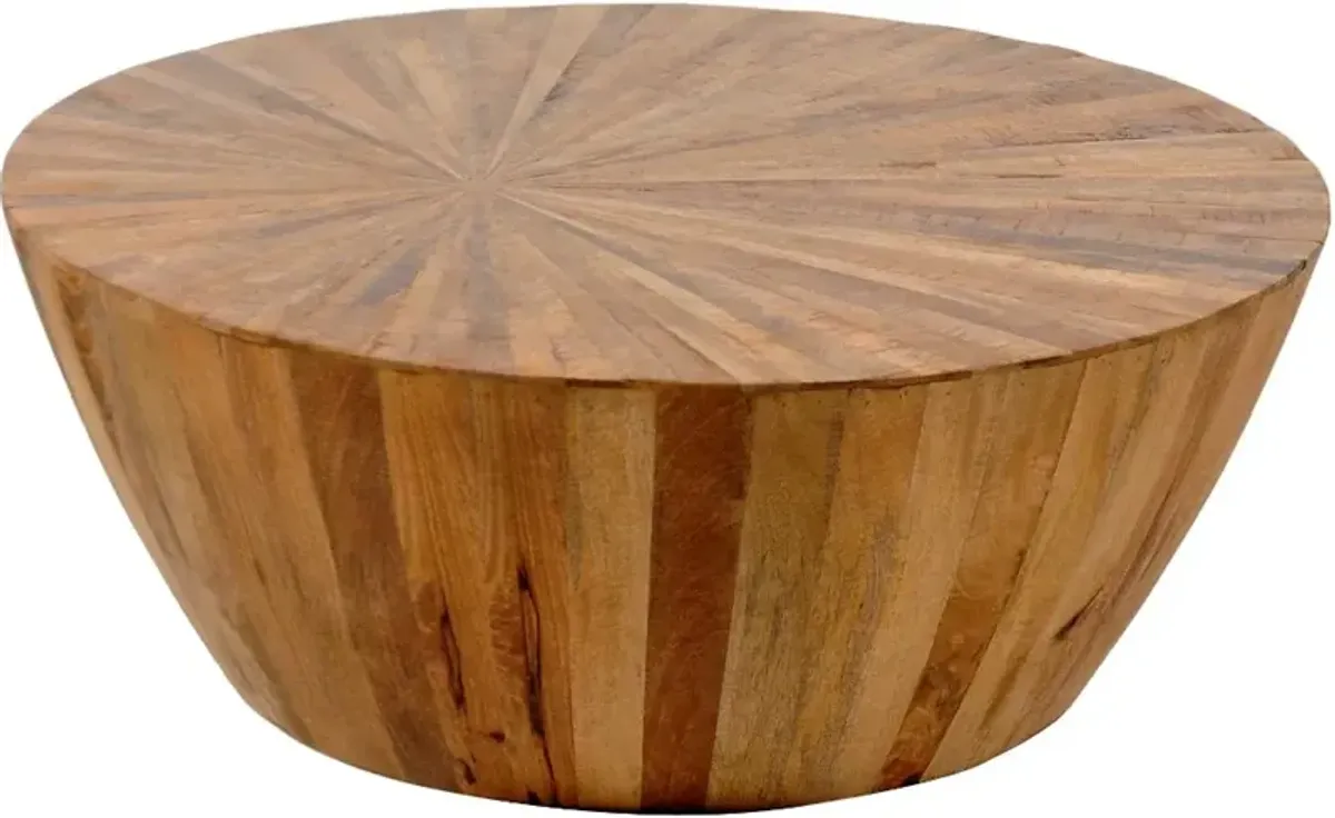 Cayley Natural Mango Wood Coffee Table