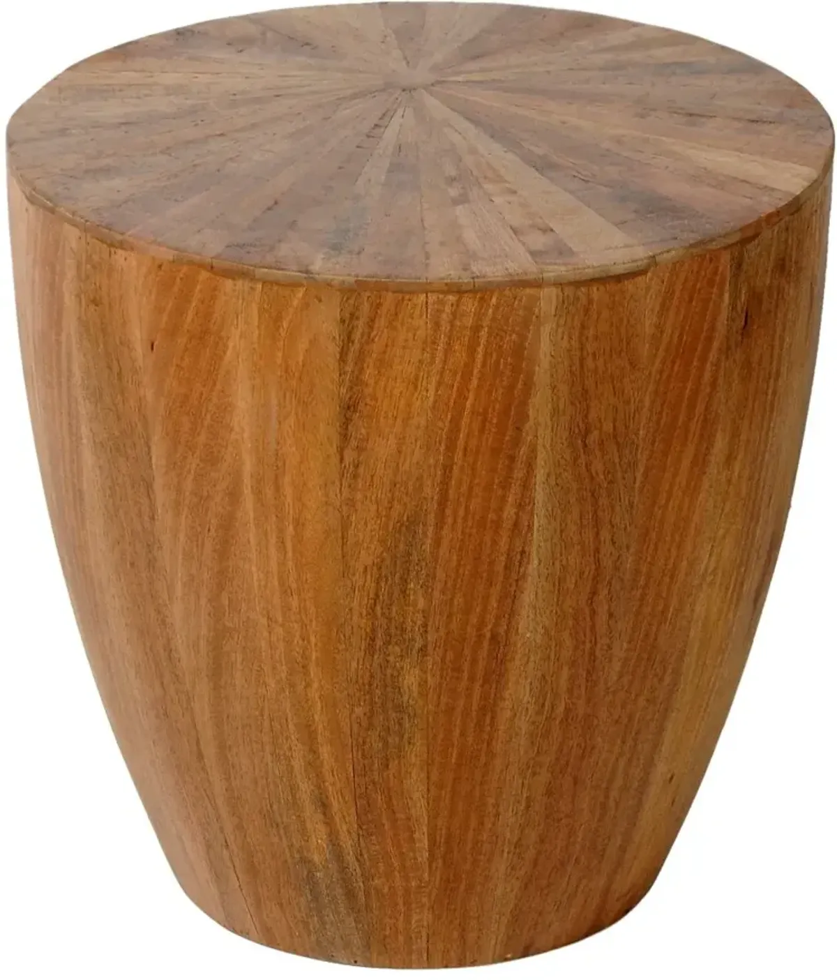 Cayley Natural Mango Wood End Table