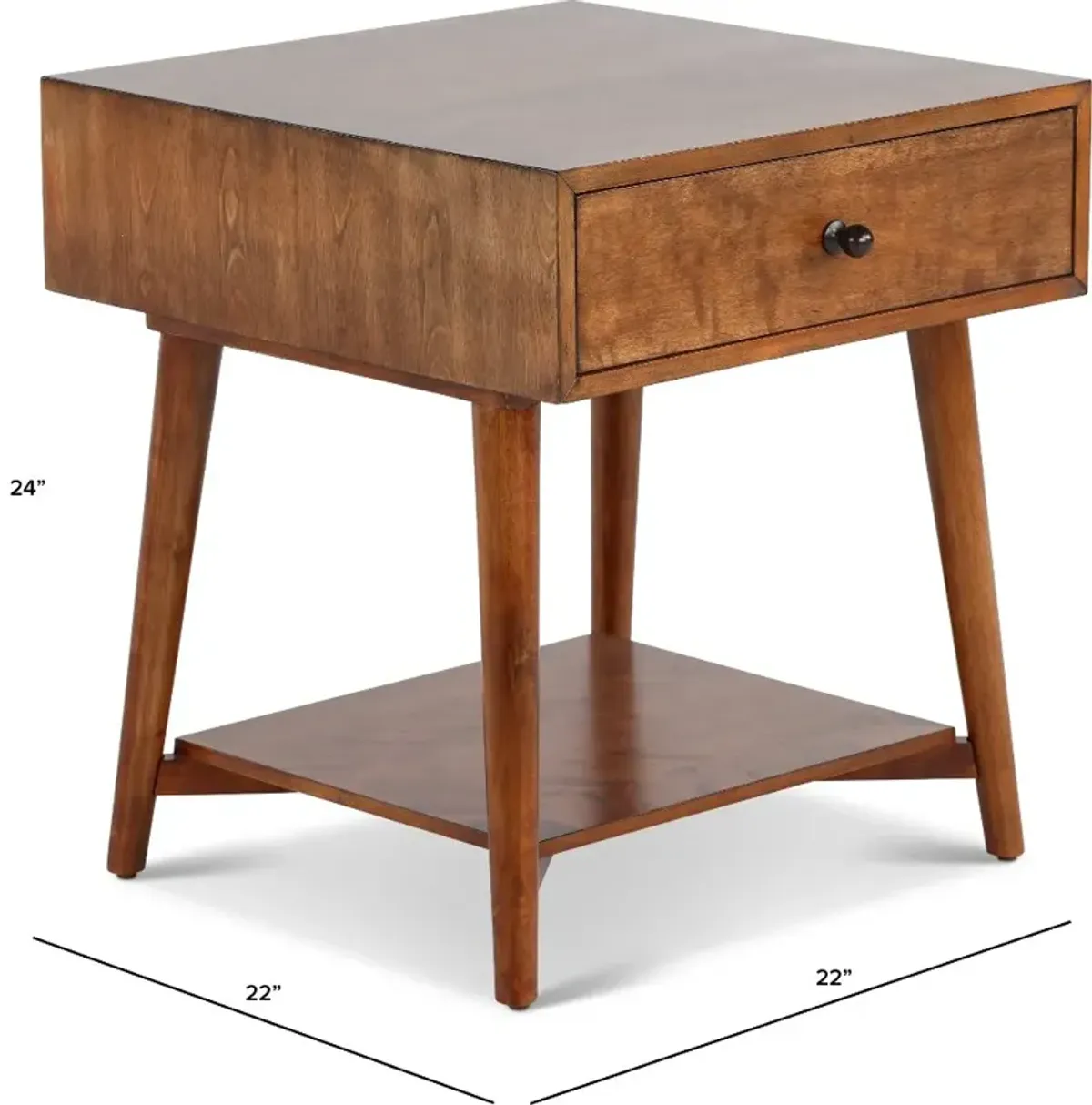 Robin Cinnamon Brown End Table