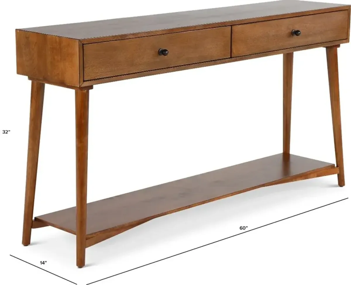 Robin Cinnamon Brown Sofa Table