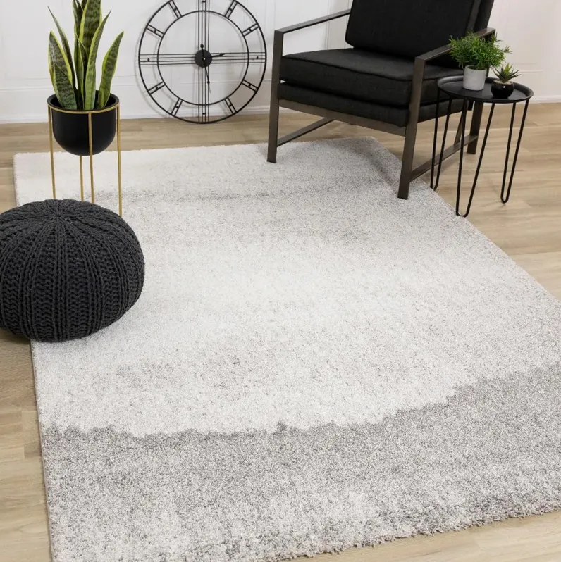 Sable Gray Ombre 5 x 8 Area Rug