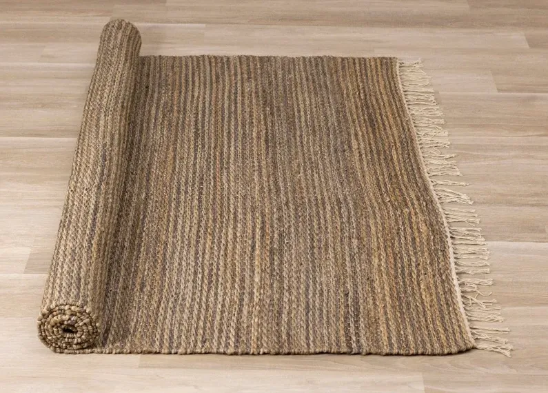 Naturals 5 x 8 Braided Jute Area Rug