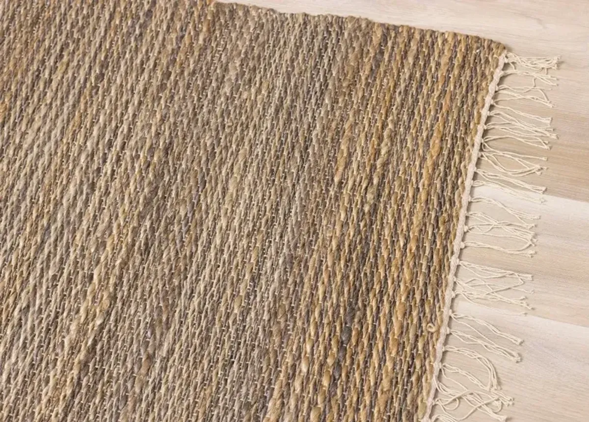 Naturals 5 x 8 Braided Jute Area Rug