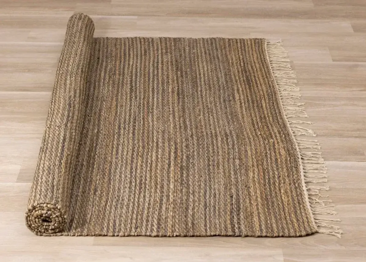 Naturals 8 x 10 Braided Jute Area Rug