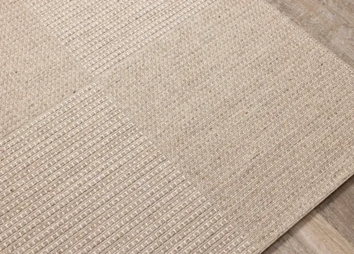 Peak Beige Wool 5 x 8 Area Rug