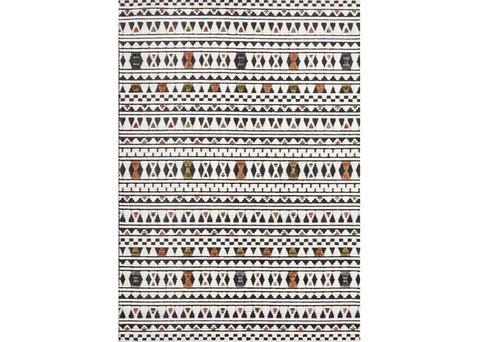 Lawson Multicolor Southwest Stripe 5 x 8 Area Rug