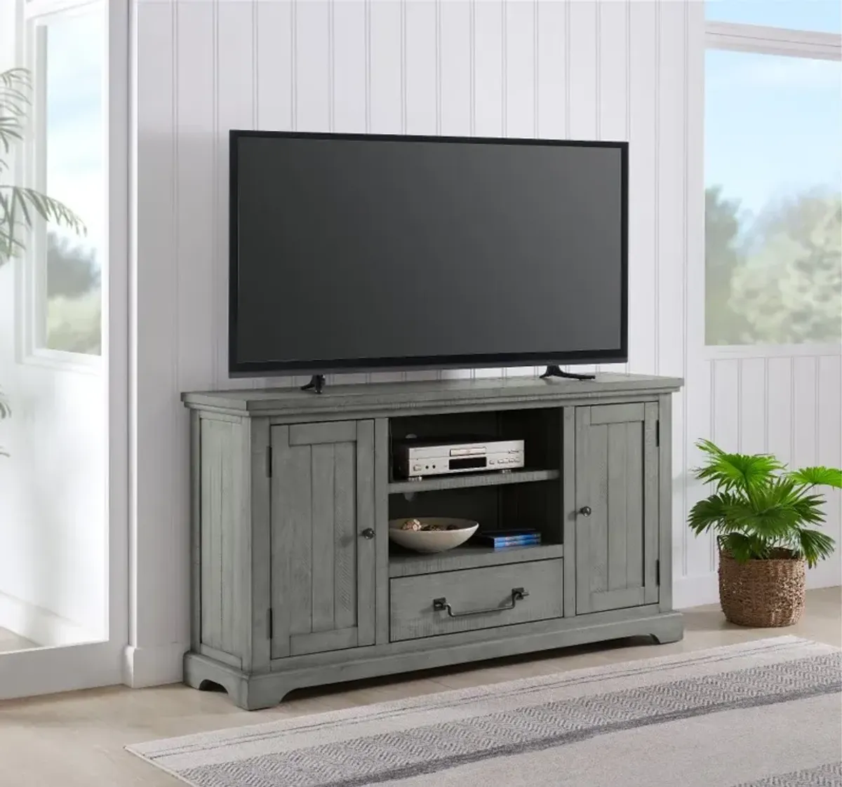 Beach House Dove Gray 65" TV Stand