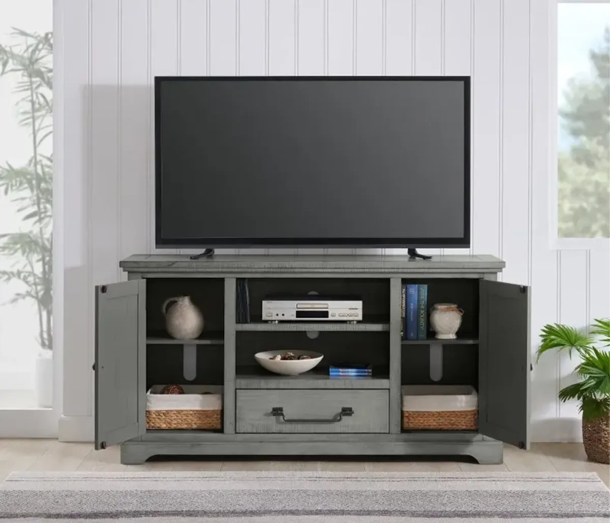 Beach House Dove Gray 65" TV Stand