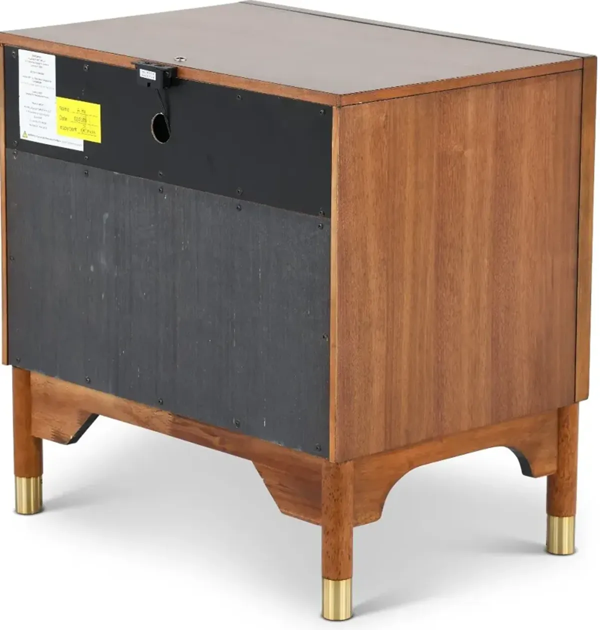 Margo Walnut Brown Nightstand