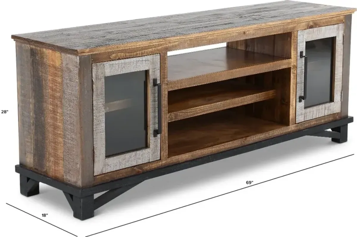 Loft Brown 68" TV Stand