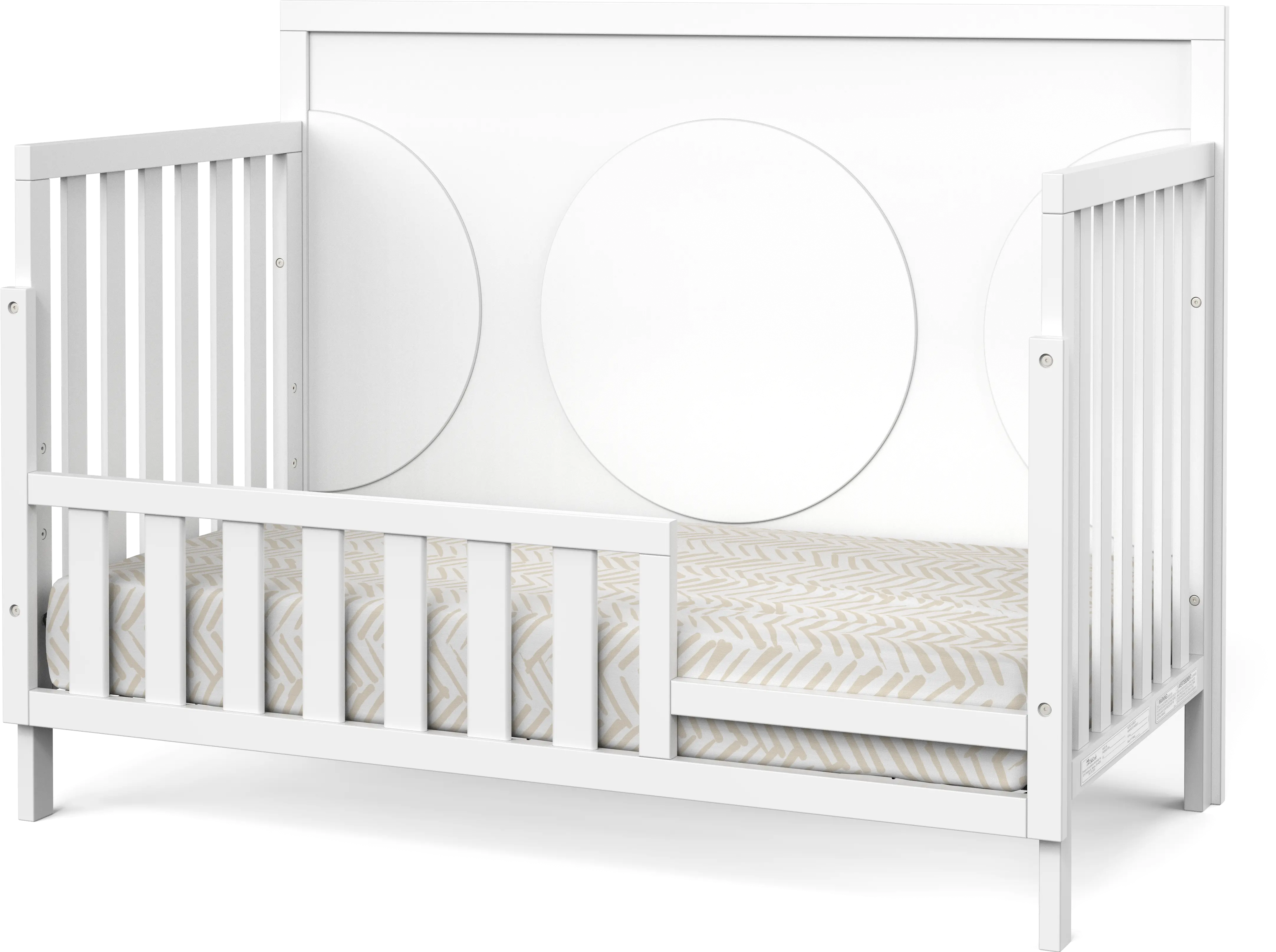 Orbit Matte White Toddler Guard Rail