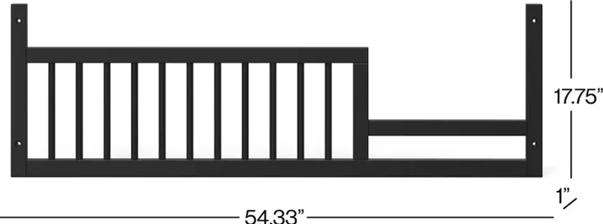 Ebony Guard Rail for Surrey Hill Crib