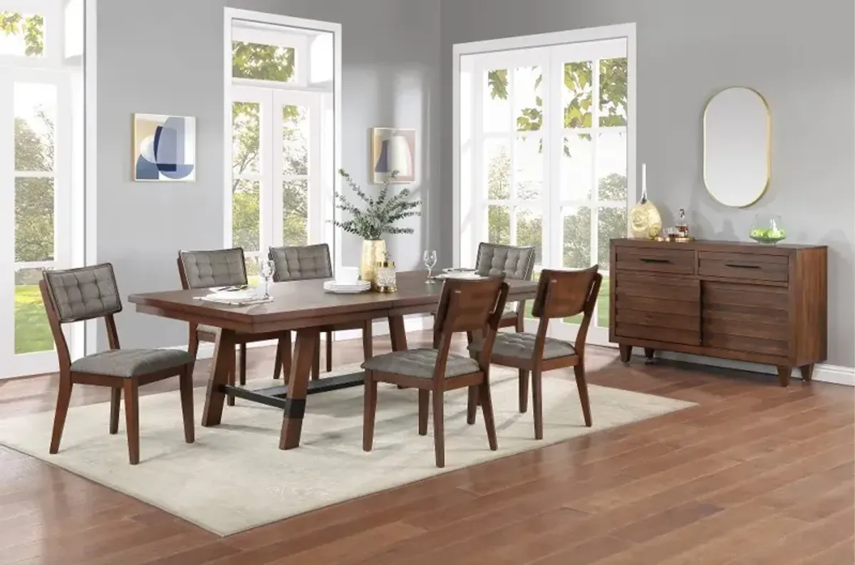 Nordic Brown Dining Table