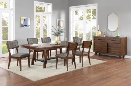 Nordic Brown Dining Table