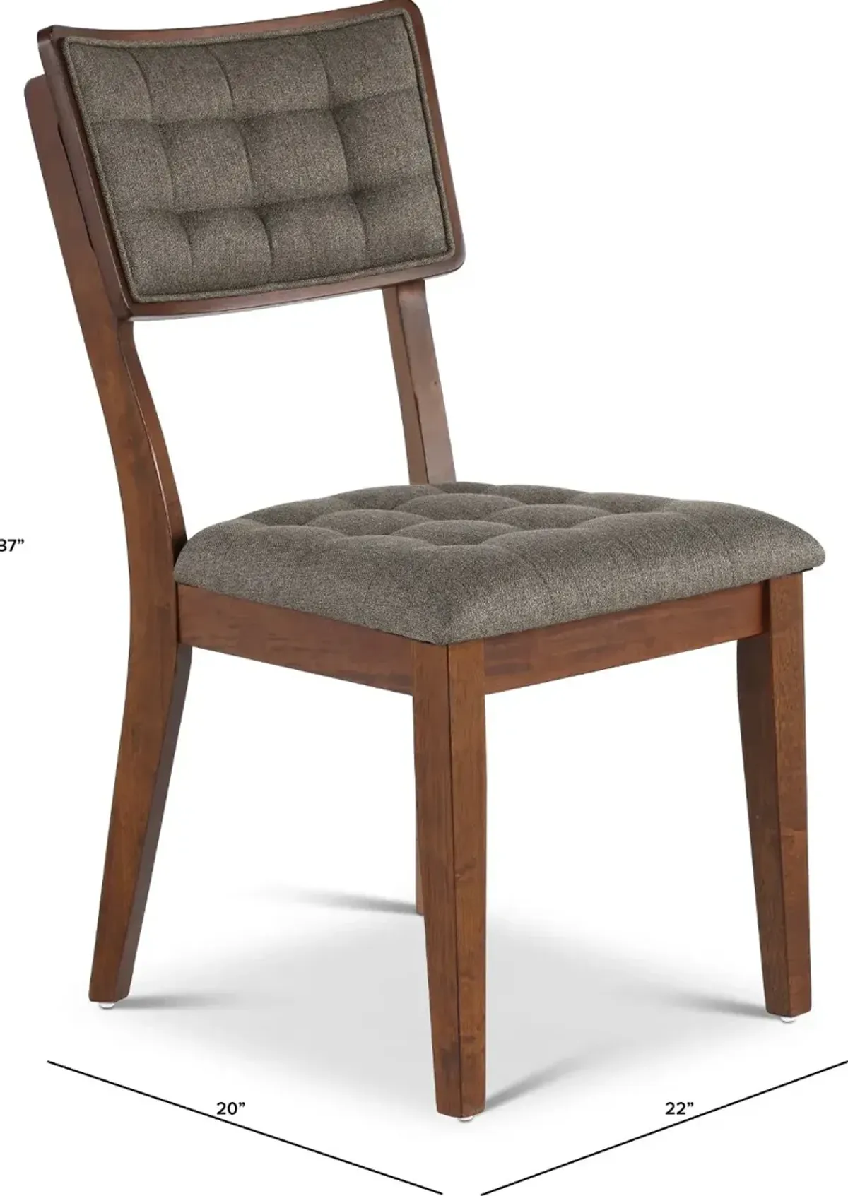 Nordic Brown Dining Chair