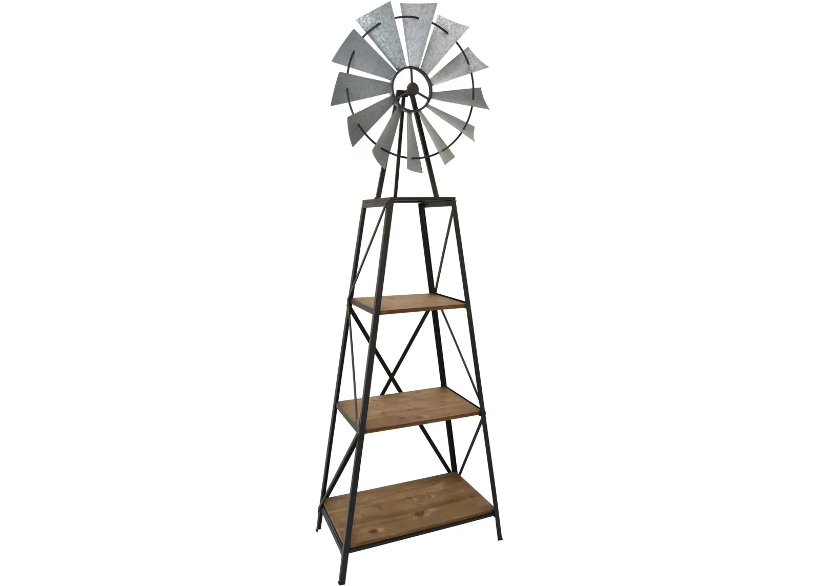 94.50 Inch Windmill Floor Shelf