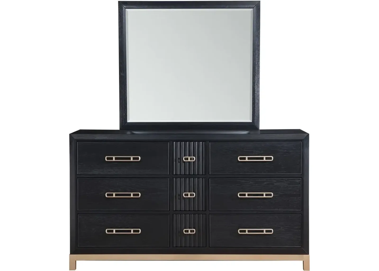 Charlotte Black and Gold Dresser