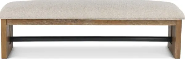 Loft Harbor Weathered Oak Dining Bench