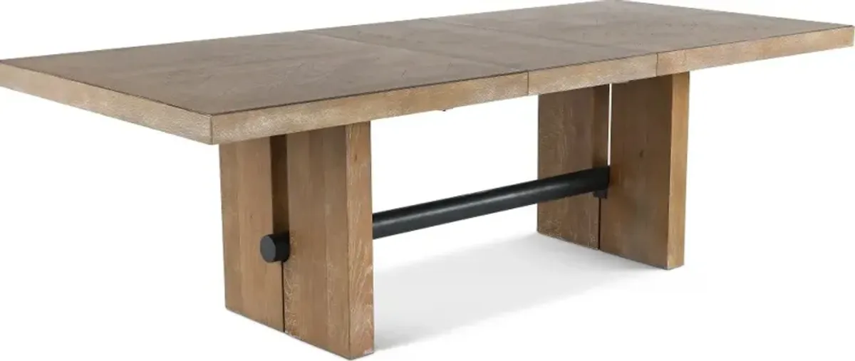 Loft Harbor Weathered Oak 5 Piece Dining Set