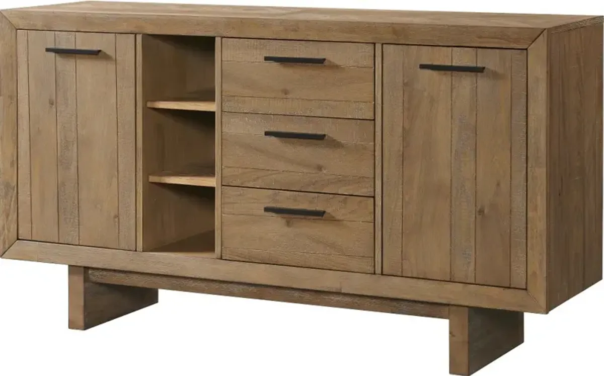 Loft Harbor Weathered Oak Sideboard