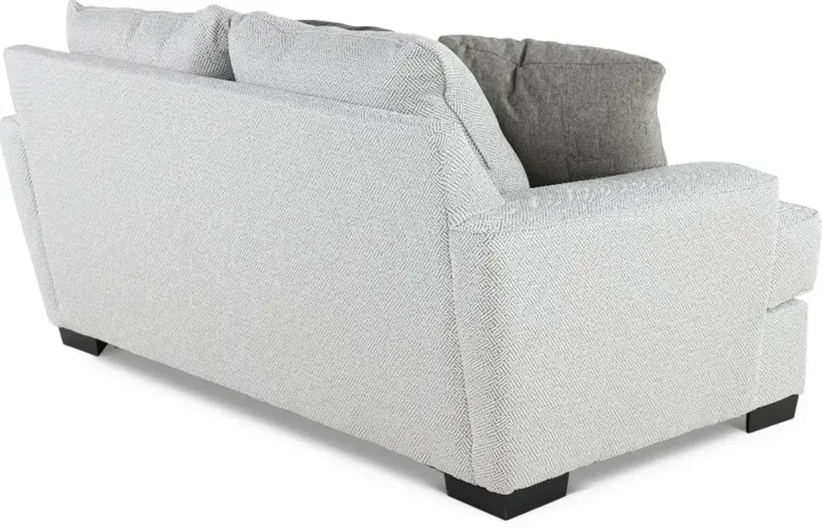 Renegade Pewter Gray Loveseat