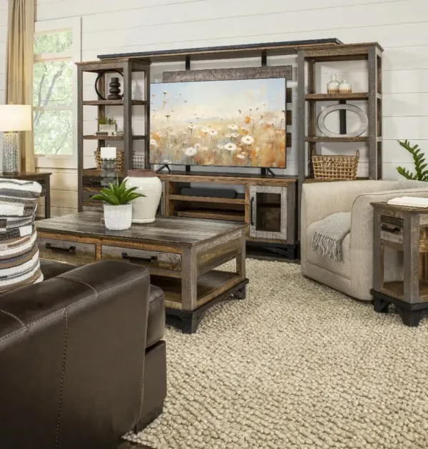 Loft Brown Chairside Table