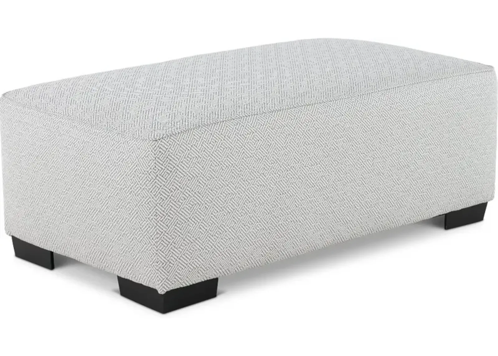 Renegade Pewter Gray Ottoman