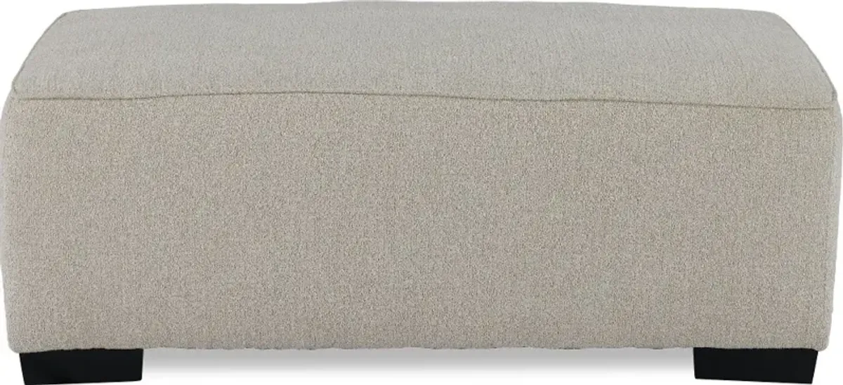 Raven Sand Beige Ottoman